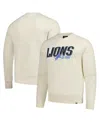 47 Brand Men's Cream Detroit Lions Locked In Headline Pullover Sweatshirt In Cream