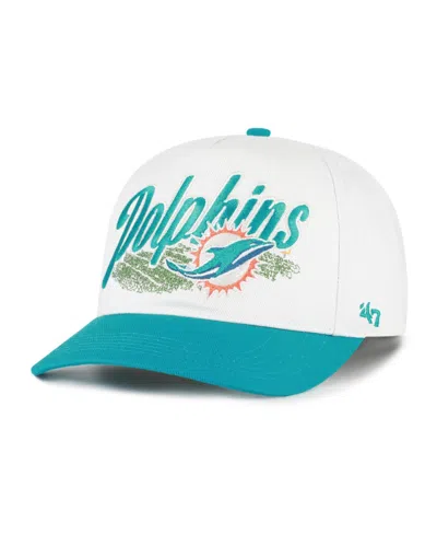 47 Brand Men's Cream Miami Dolphins Enfield Hitch Adjustable Hat