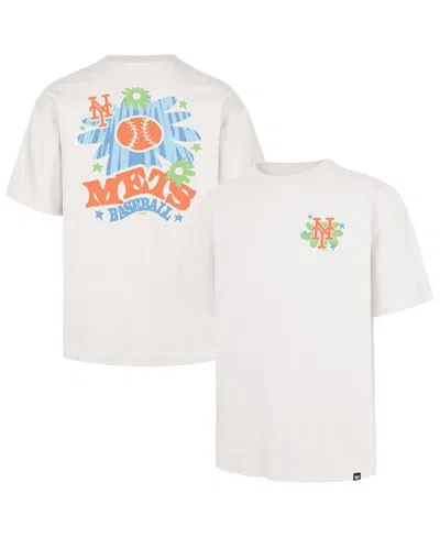 47 Brand Men's Cream New York Mets Flora Foundation T-shirt In White
