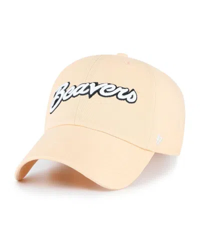 47 Brand Men's Cream Oregon State Beavers Clean Up Adjustable Hat In White