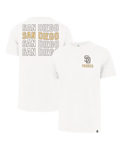 47 Brand Men's Cream San Diego Padres Hang Back Franklin T-shirt