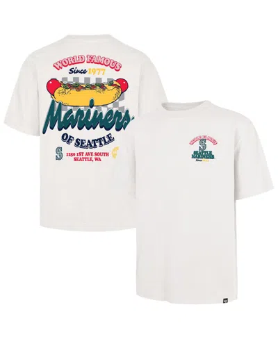 47 Brand Men's Cream Seattle Mariners Glizzy T-shirt In White