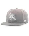 47 Brand Men's Gray 2025 Daytona 500 Sebasco Captain Snapback Hat In Gray