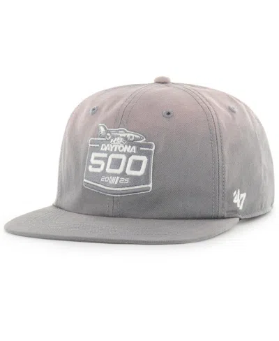 47 Brand Men's Gray 2025 Daytona 500 Sebasco Captain Snapback Hat