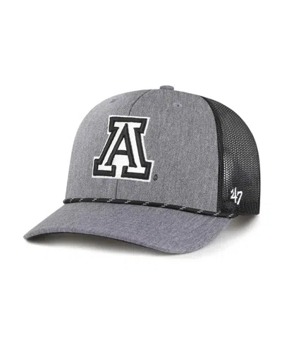 47 Brand Men's Gray Arizona Wildcats Carbon Rope Adjustable Hat