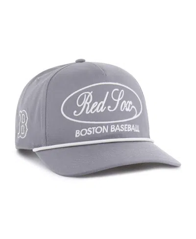 47 Brand Men's Gray Boston Red Sox Foundational Hitch Adjustable Hat