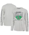 47 Brand Men's Gray Chicago White Sox Fair Ball Franklin Long Sleeve T-shirt In Gray