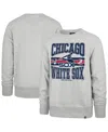 47 Brand Men's Gray Chicago White Sox Letters Headline Pullover Sweatshirt