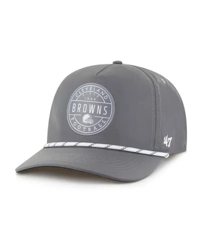 47 Brand Men's Gray Cleveland Browns Suburbia Hitch Adjustable Hat