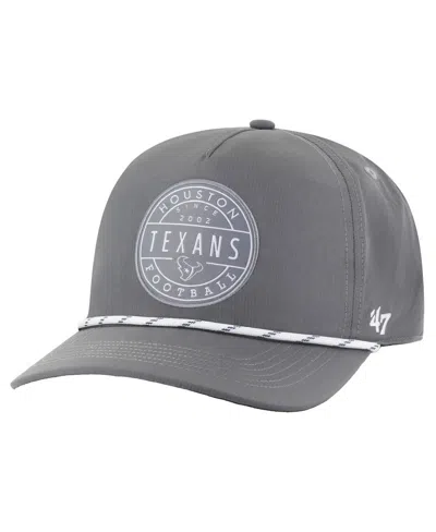 47 Brand Men's Gray Houston Texans Suburbia Hitch Adjustable Hat