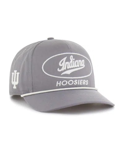 47 Brand Men's Gray Indiana Hoosiers Contemporary Basics Foundational Rope Hitch Adjustable Hat