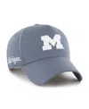 47 Brand Men's Gray Michigan Wolverines Foundation Offside Adjustable Hat In Gray