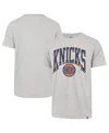 47 Brand Men's Gray New York Knicks Walk Talk Franklin T-shirt In Gray
