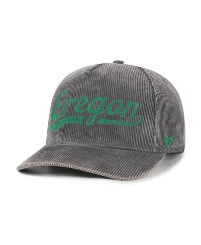 47 Brand Men's Gray Oregon Ducks Reclaim Snow Wash Corduroy Hitch Adjustable Hat