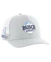 47 Brand Men's Gray Ross Chastain Busch Light Four Hit Trucker Adjustable Hat In Gray,white