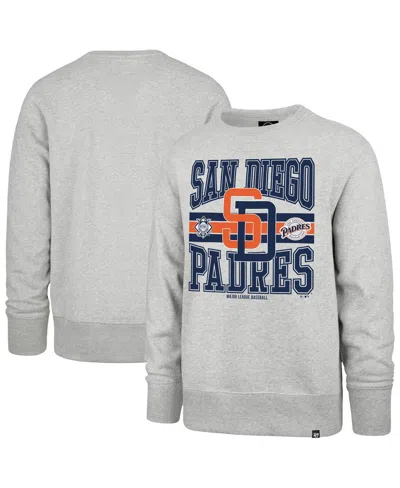 47 Brand Men's Gray San Diego Padres Letters Headline Pullover Sweatshirt