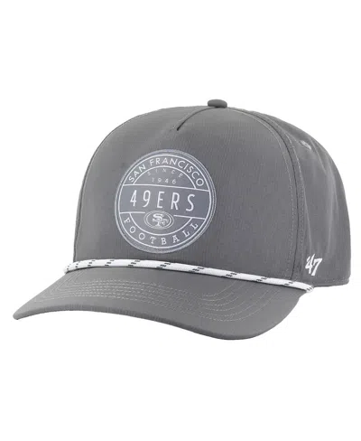 47 Brand Men's Gray San Francisco 49ers Suburbia Hitch Adjustable Hat