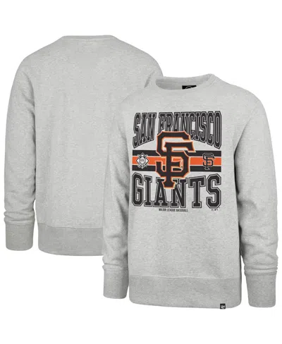 47 Brand Men's Gray San Francisco Giants Letters Headline Pullover Sweatshirt