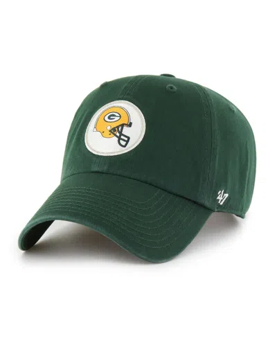 47 Brand Men's Green Green Bay Packers Hard Hat Clean Up Adjustable Hat
