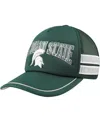 47 Brand Men's Green Michigan State Spartans Sideband Trucker Adjustable Hat
