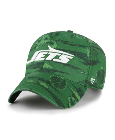 47 Brand Men's Green New York Jets Fiji Clean Up Adjustable Hat