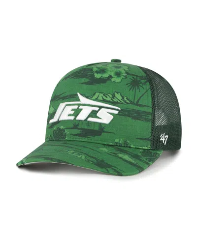 47 Brand Men's Green New York Jets Fiji Trucker Adjustable Hat