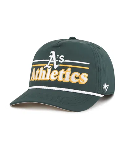 47 Brand Men's Green Oakland Athletics Campscape Hitch Adjustable Hat