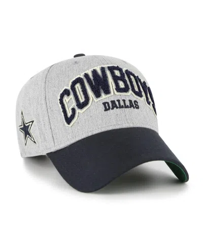 47 Brand Men's Heather Gray Dallas Cowboys Standish Mvp Adjustable Hat In Multi