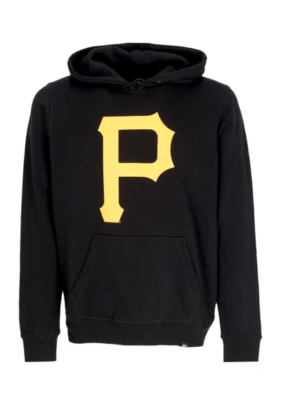 47 Brand Men's Hoodie Mlb Backer Burnside Hoodie Pitpir Jet Black