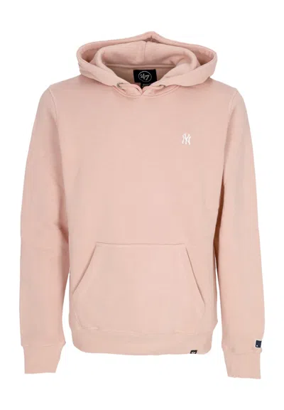 47 Brand Men's Hoodie Mlb Base Runner Emb Burnside Hoodie Neyyan Dusty Mauve In Multi