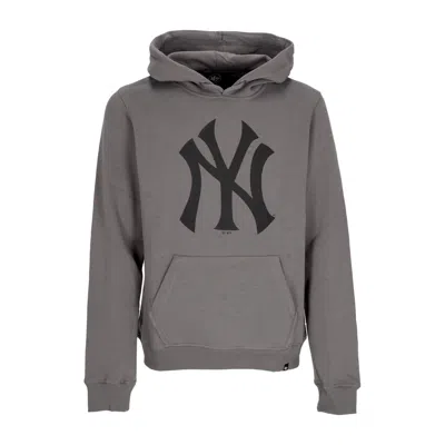 47 Brand Men's Hoodie Mlb Burnside Hoodie Neyyan Dark Grey In Gray
