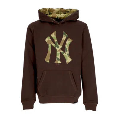 47 Brand Men's Hoodie Mlb Frog Skin Camo Pop Burnside Hoodie Neyyan Brown