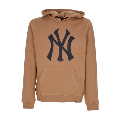 47 Brand Men's Hoodie Mlb Imprint Burnside Hood Neyyan Camel In Brown