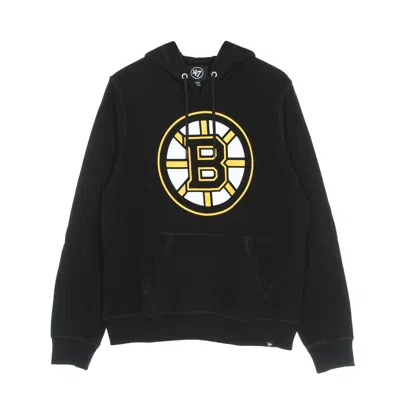 47 Brand Men's Hoodie Nhl Imprint Burnside Hood Bosbru Jet Black