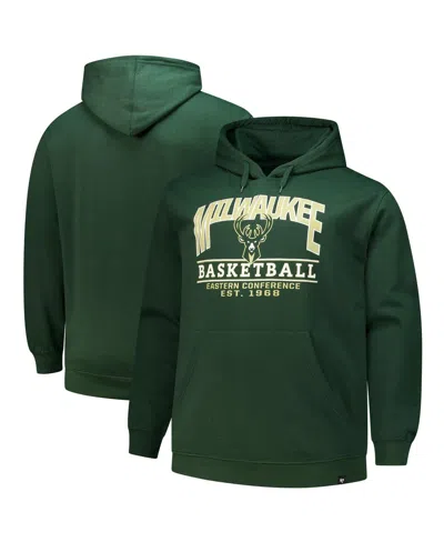 47 Brand Men's Hunter Green Milwaukee Bucks Good Call Headline Pullover Hoodie