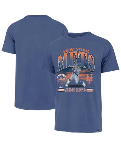 47 Brand Men's Juan Soto Royal New York Mets Graphic T-shirt