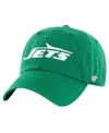 47 Brand Men's Kelly Green New York Jets Classic Franchise Legacy Fitted Hat In Kelly Green