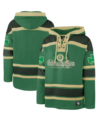 47 Brand Men's Kelly Green Vegas Golden Knights St. Patrick's Day Mclucky Superior Lacer Pullover Hoodie