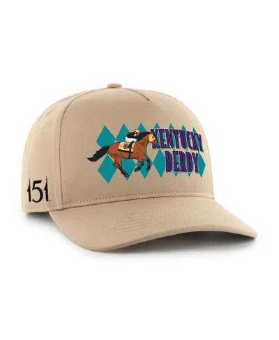 47 Brand Men's Khaki 151st Kentucky Derby Adjustable Hitch Hat