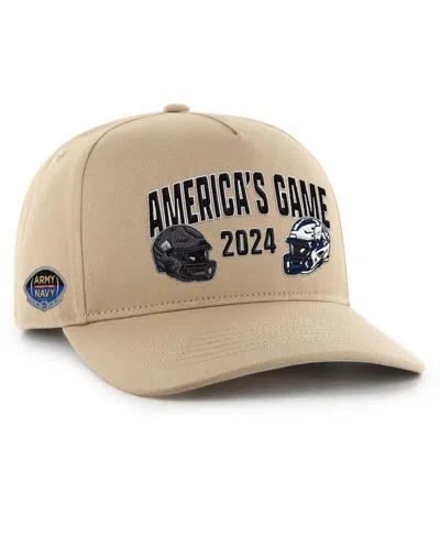 47 Brand Men's Khaki Army Black Knights Vs. Navy Midshipmen 125th Meeting Hitch Adjustable Hat