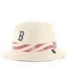 47 Brand Men's Khaki Boston Red Sox Glory Daze Bucket Hat In Khaki