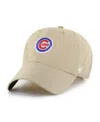 47 Brand Men's Khaki Chicago Cubs Performance Clean Up Adjustable Hat
