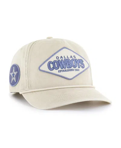 47 Brand Men's Khaki Dallas Cowboys Cairn Hitch Adjustable Hat In Neutral