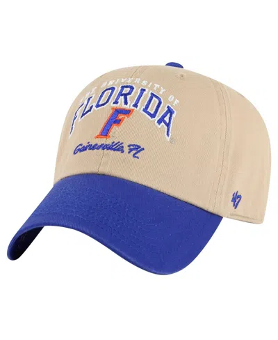 47 Brand Men's Khaki Florida Gators Local Clean Up Adjustable Hat