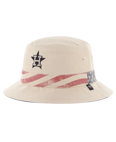 47 Brand Men's Khaki Houston Astros Glory Daze Bucket Hat