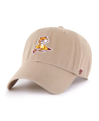 47 Brand Men's Khaki Minnesota Golden Gophers Vault Clean Up Adjustable Hat