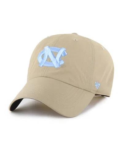 47 Brand Men's Khaki North Carolina Tar Heels Clean Up Brrr Adjustable Hat