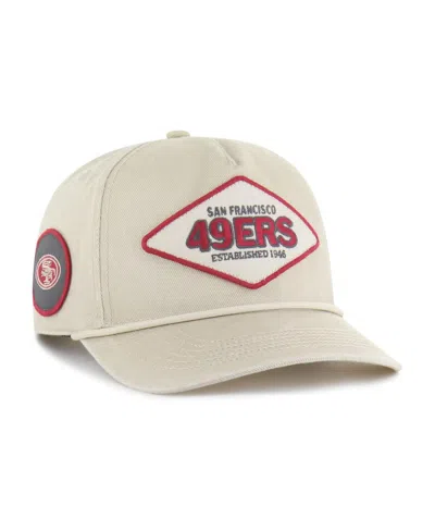47 Brand Men's Khaki San Francisco 49ers Cairn Hitch Adjustable Hat In Neutral