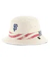 47 Brand Men's Khaki San Francisco Giants Glory Daze Bucket Hat In Khaki