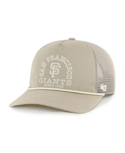 47 Brand Men's Khaki San Francisco Giants Ranchero Adjustable Hitch Hat